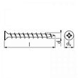 Surub pentru gips carton autofiletant filet rapid 55mm TN lemn 100 buc./punga Valcor VLC81017 1